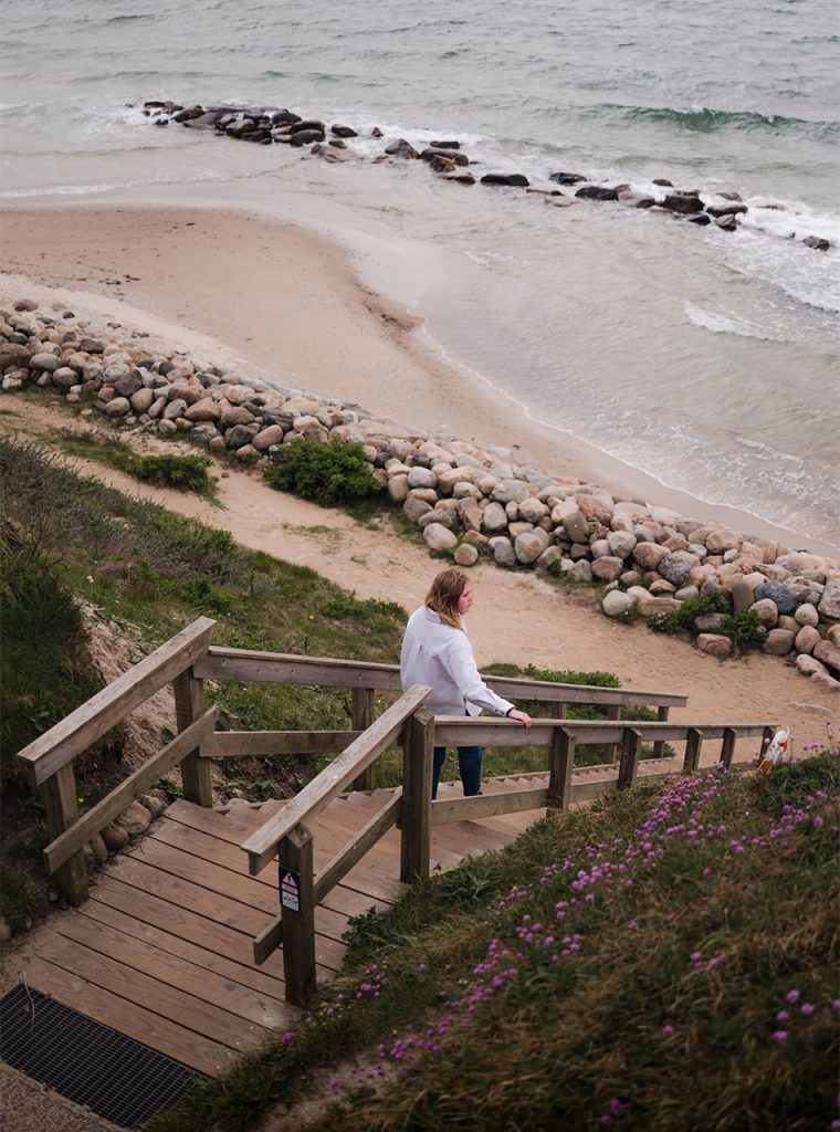 Heathers Hill trap naar strand