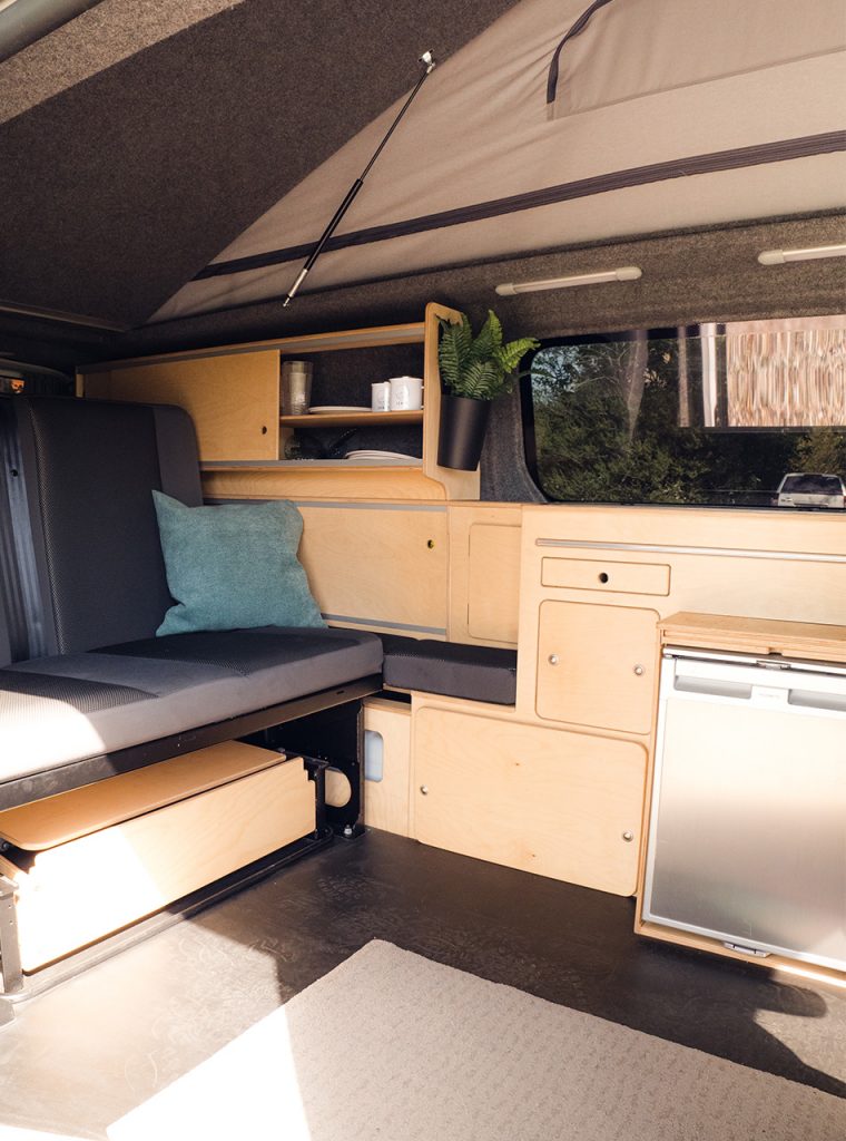 Interieur camper Leavv