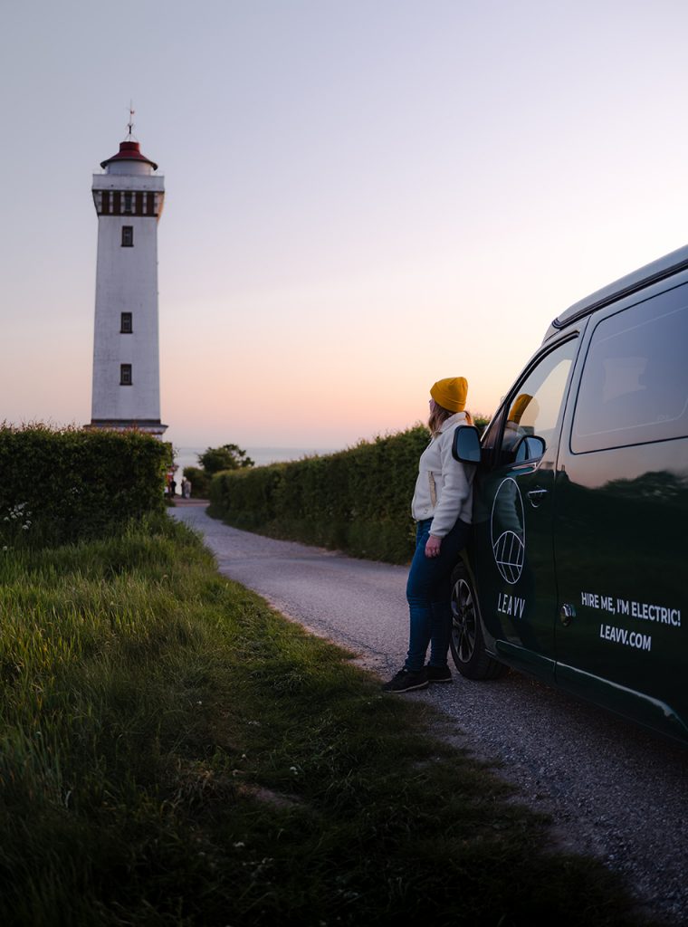 Camper Leavv vuurtoren Helnaes Fyr